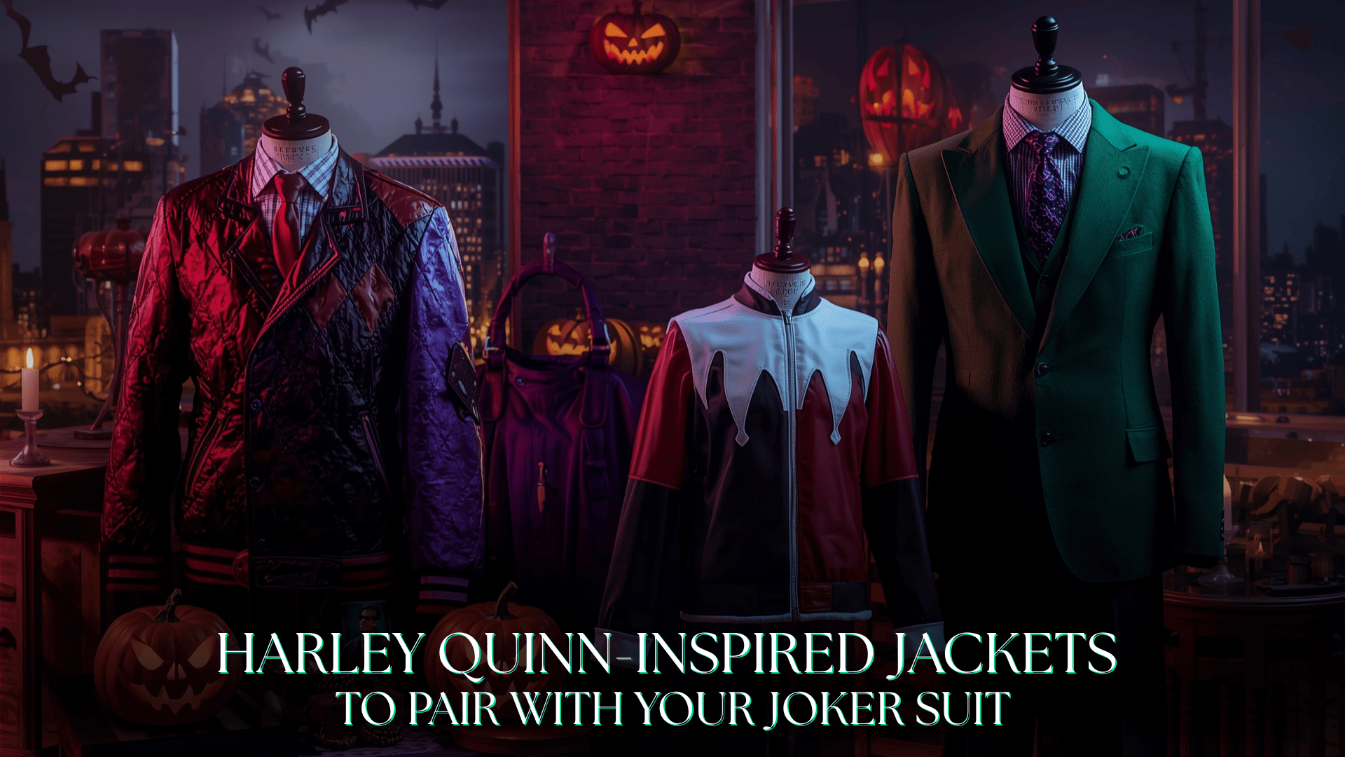 Harley Quinn-Inspired Jackets to Pair with Your Joker Suit This Halloween