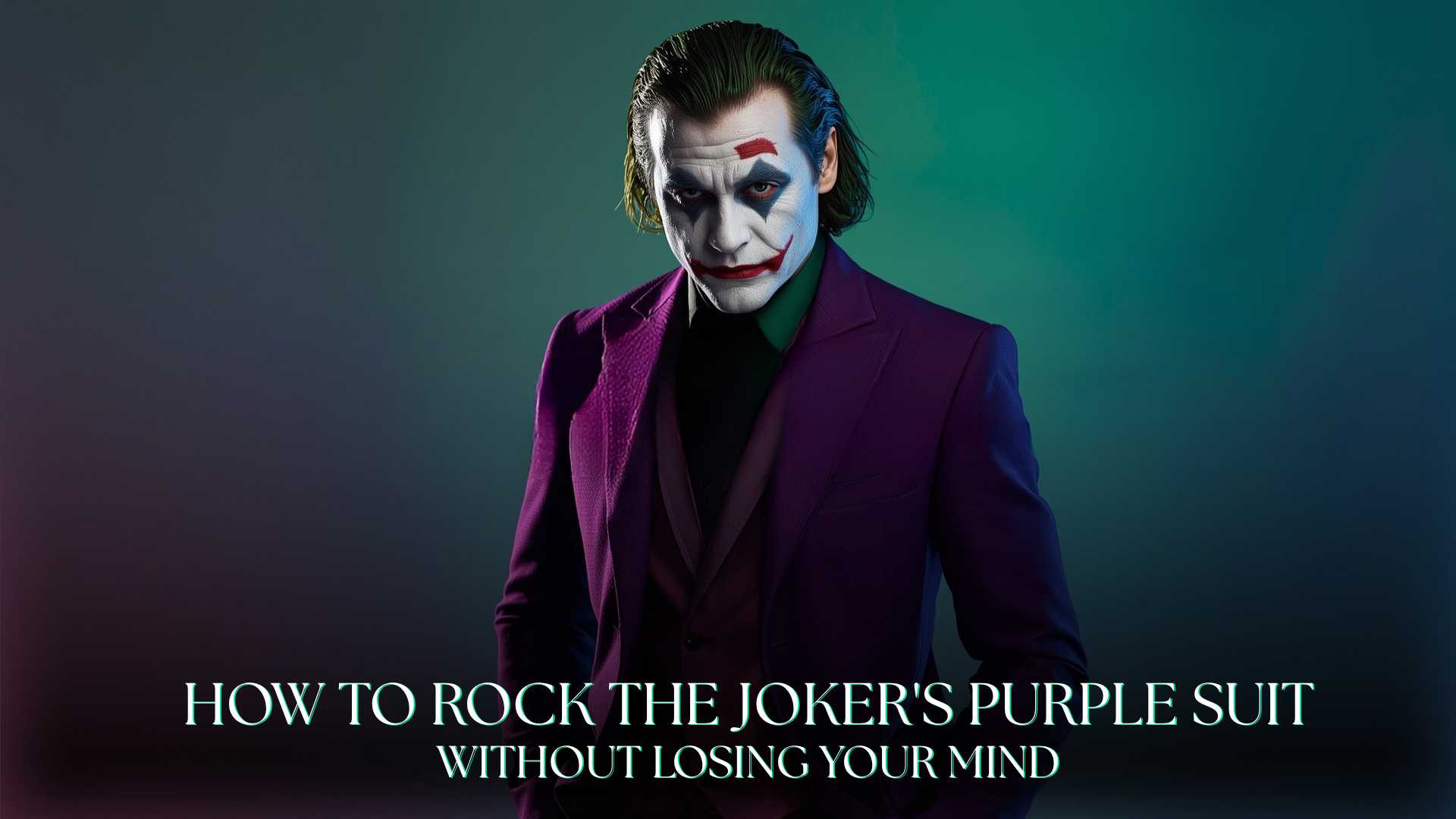 How to Rock the Joker’s Purple Suit Without Losing Your Mind?