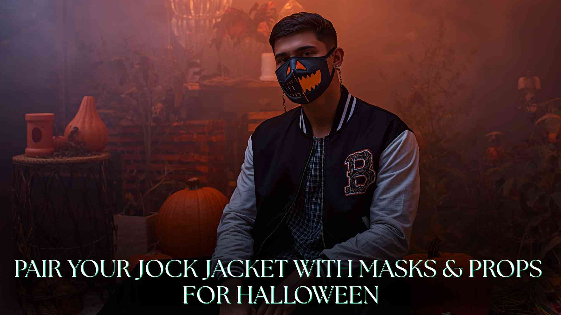 Pair Your Jock Jacket with Masks & Props for Halloween