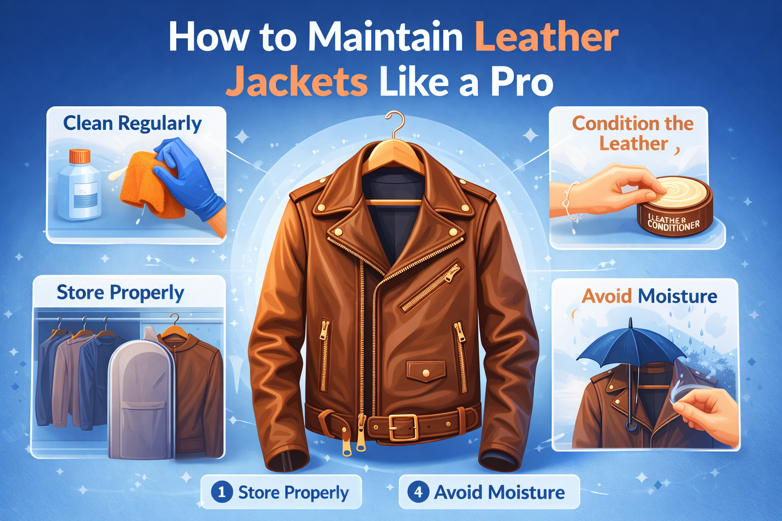 How to Maintain Leather Jackets Like a Pro