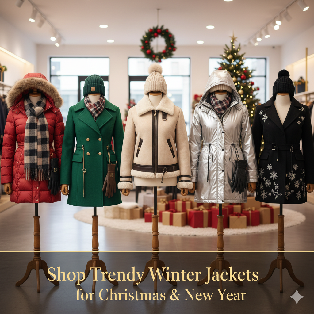 Shop Trendy Winter Jackets for Christmas & New Year